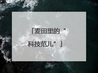 麦田里的“科技范儿”