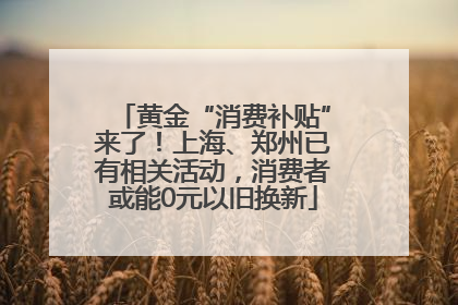 黄金“消费补贴”来了！上海、郑州已有相关活动，消费者或能0元以旧换新
