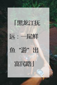 黑龙江抚远：一尾鲜鱼“游”出富民路
