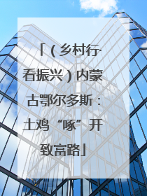 （乡村行·看振兴）内蒙古鄂尔多斯：土鸡“啄”开致富路