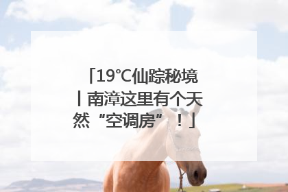 19℃仙踪秘境丨南漳这里有个天然“空调房”！