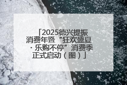2025德兴提振消费年暨“狂欢盛夏・乐购不停”消费季正式启动（图）