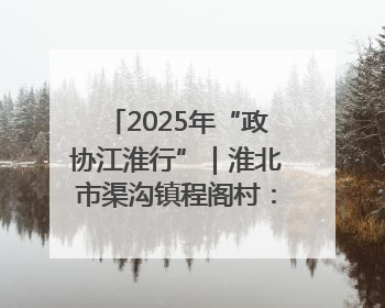 2025年“政协江淮行”｜淮北市渠沟镇程阁村：“生态痛点”变“生态景观”