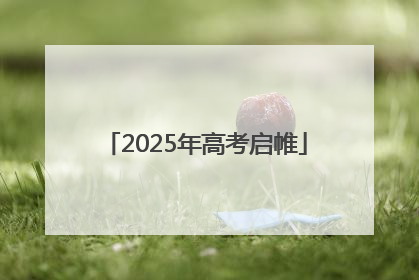 2025年高考启帷