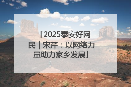 2025泰安好网民｜宋芹：以网络力量助力家乡发展
