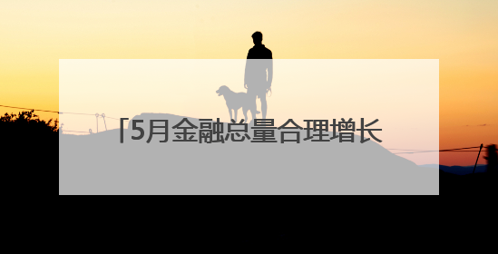 5月金融总量合理增长 有力支持实体经济