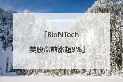 BioNTech美股盘前涨超9%